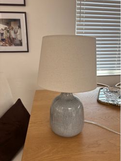 Table Lamp, Black Mirror, Decorative Vase