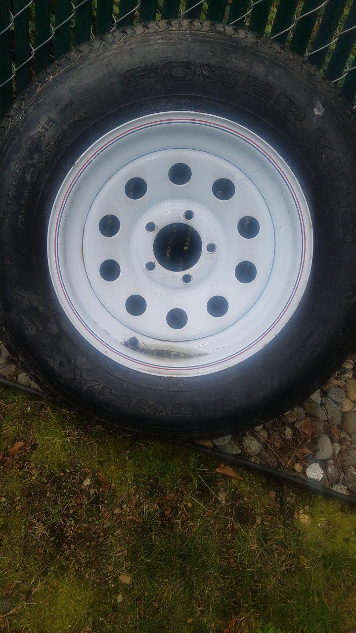 Brand new trailer 5 lug tire&wheel