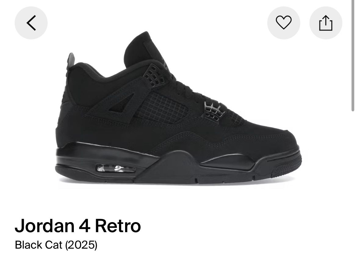 Jordan 4s Black Cats