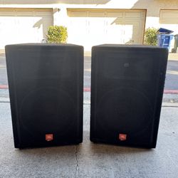 Two JBL JRX 100 Passive Speakers 
