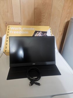 AOC 16T2 15.6" fhd ips led Portable Monitor