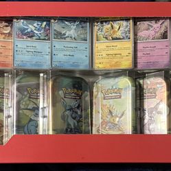 Pokemon Costco Prismatic Evolutions 8-Pack Mini Tins