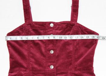 H&M Divided Women's Corduroy Mini Dress Size 8 Burgundy Red Sleeveless  Button Up for Sale in Arlington Heights, IL - OfferUp