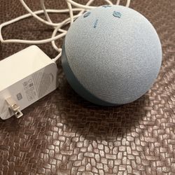 Amazon Echo Dot Smart Speaker 4th Generation with Alexa B7W64E - Twilight Blue