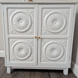 Wayfair Wooden Carved 2-door Cabinet -white