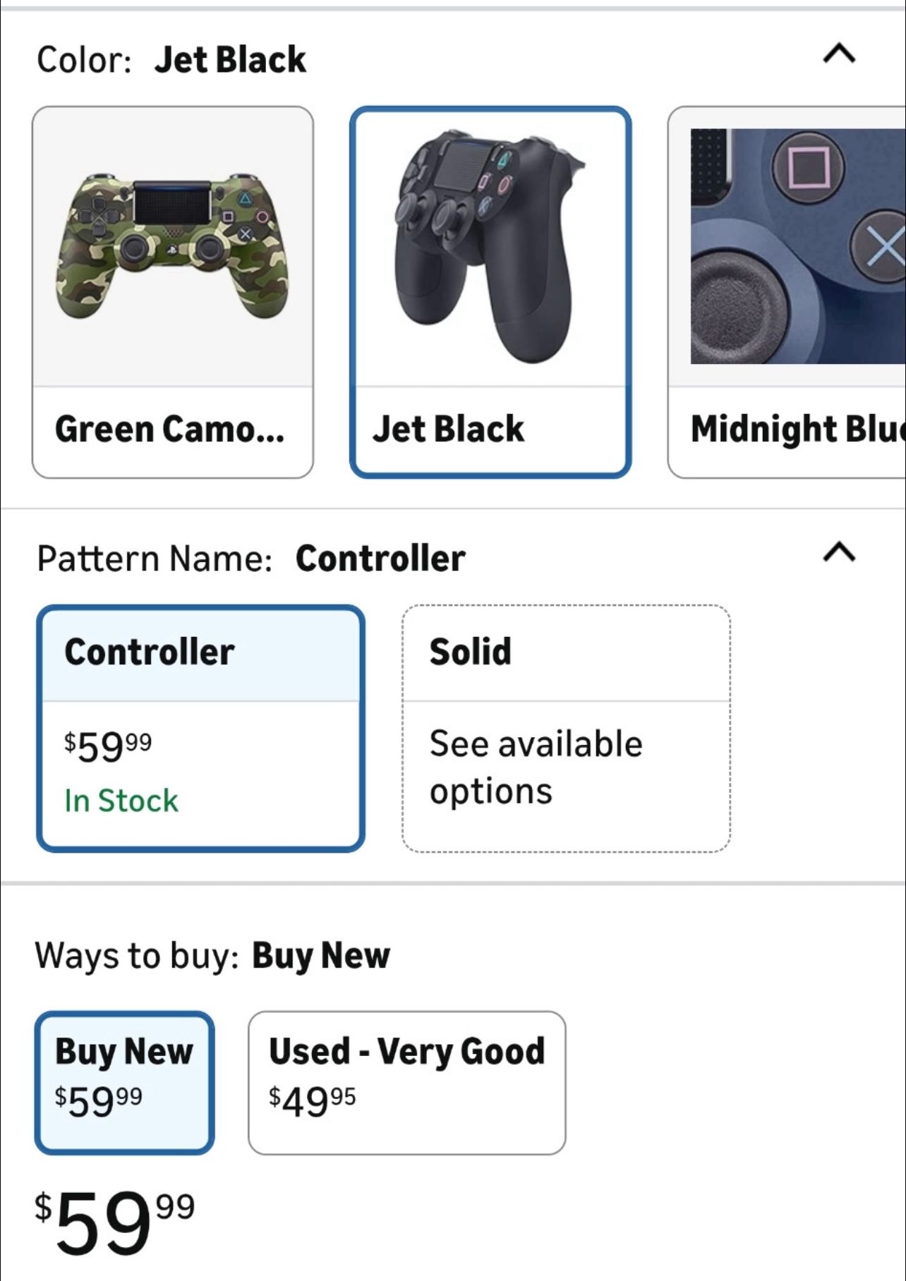 Ps Controls $50 For Both