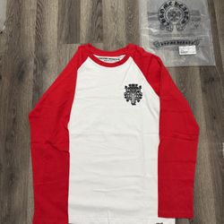 RED CHROMEHEARTS T- SHIRT