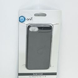 onn Slim Case For iPhone 6/6s/7/8, Black