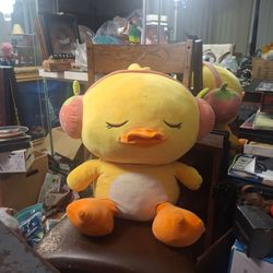 Jumbo 20 Inch Oversized Miniso Duck Plush Toy 20"H & 20"W
