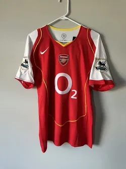Thierry Henry #14 Arsenal 2004-05 Home Red Retro New Jersey Men’s - Size L