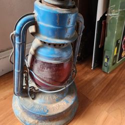 Oil Lamp Dietz Red Globe Lantern 