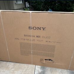 77 “ Sony Smart 4K QD- OLED HDR 120HZ A95L 77A95L