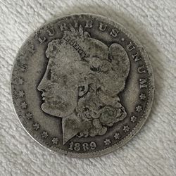 1889 Morgan $1 Silver Coin 