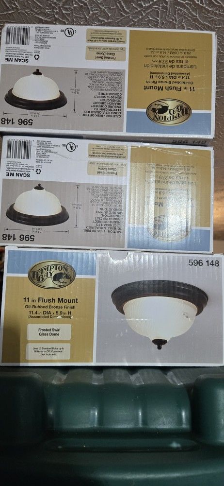 ceiling lights new in box $10 ea