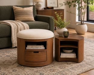 Joybird Strata Ottoman Coffee Table
