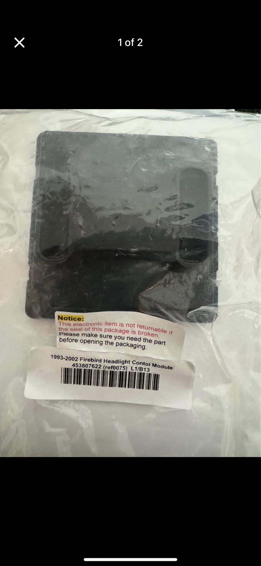 Firebird Trans Am Headlight Control Module