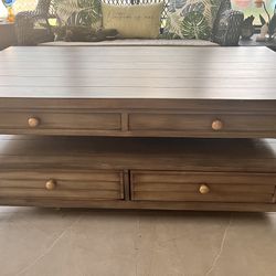  Lift Top Coffee Table With Storage Drawers
