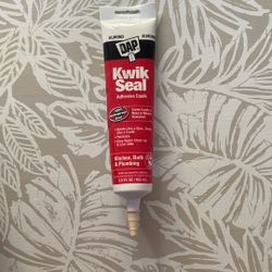 Kwick Seal Adhesive Caulk - Almond 