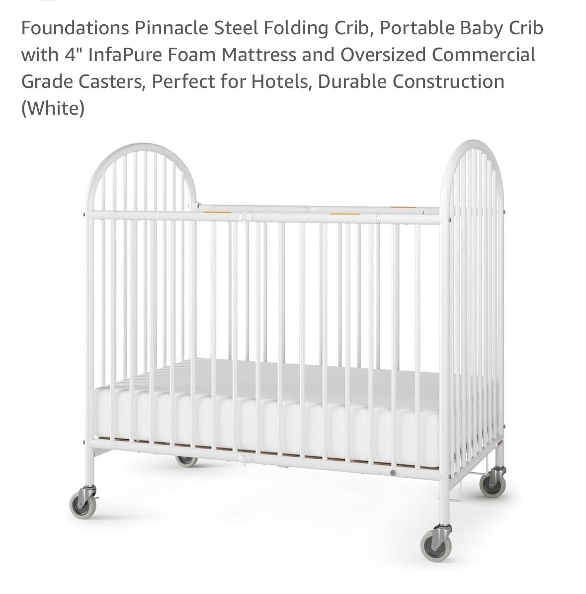 SOLD!! TWO BRAND NEW STEEL COMMERCIAL CRIBS!!