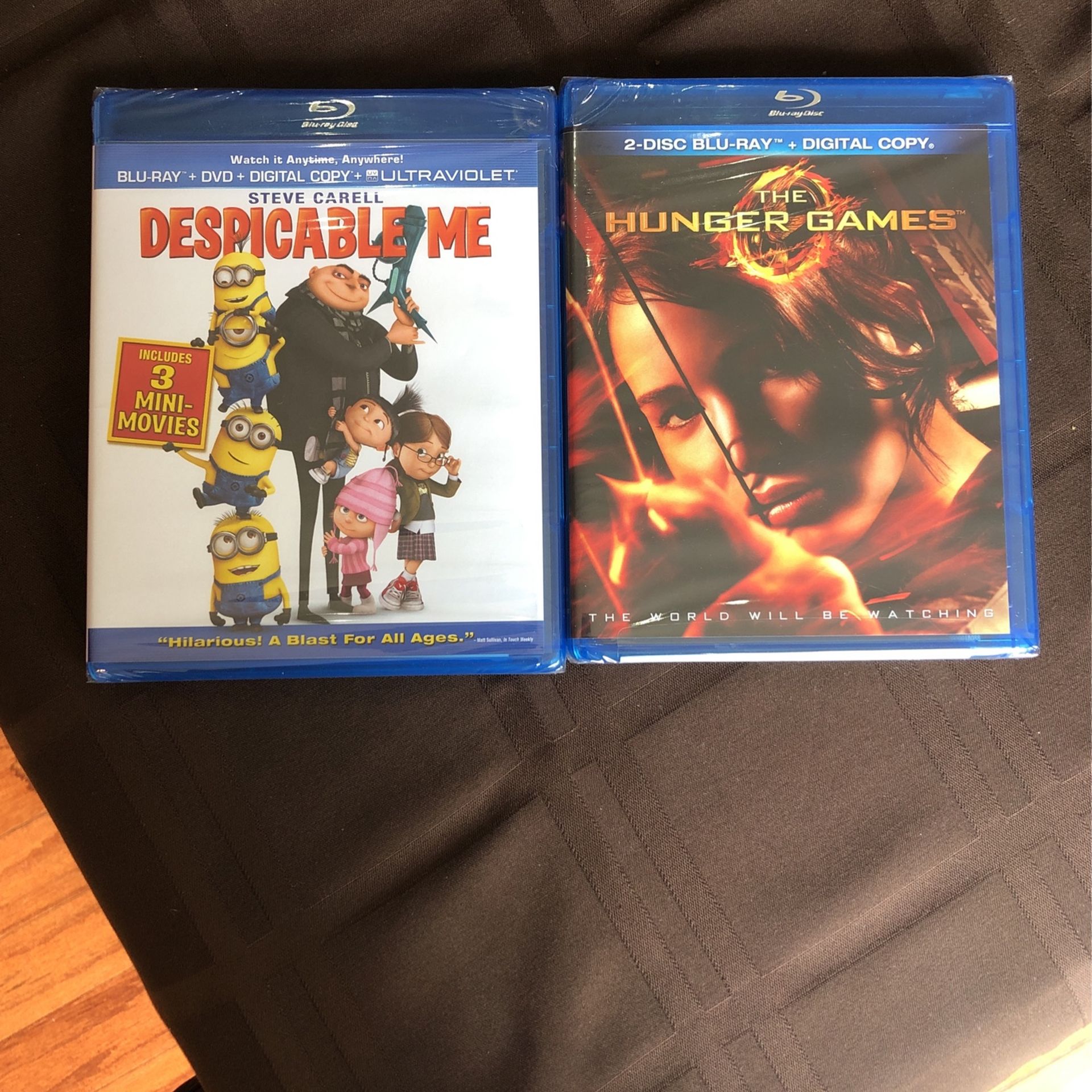 Two Sealed Blu Ray DVDs 