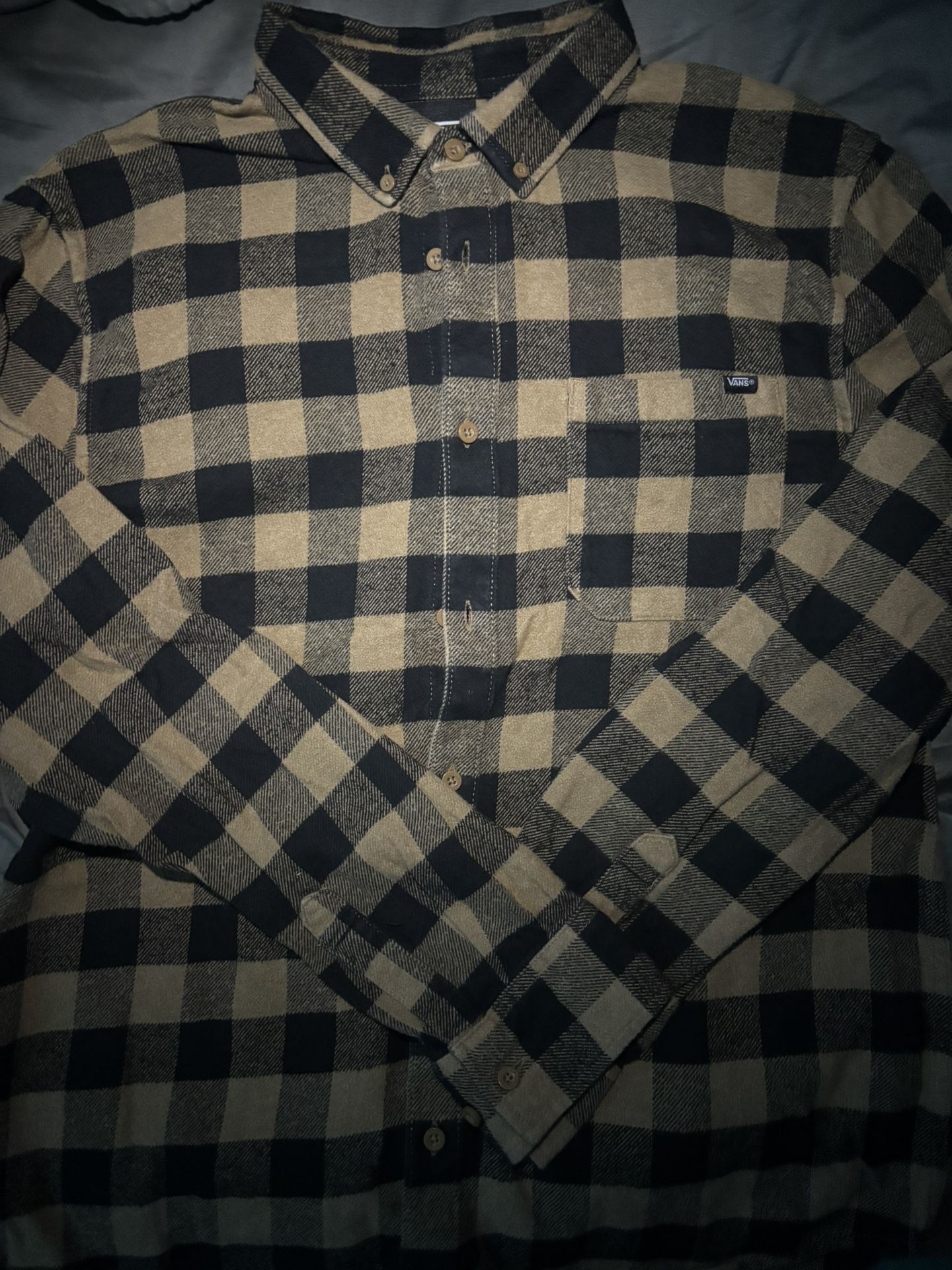 Vans Long Sleeve Button Up