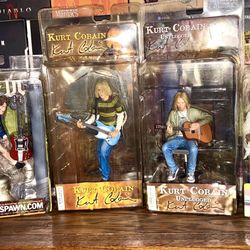 4 Vtg Rock N Roll Action Figures