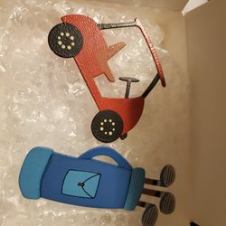 Golf Bag And Cart Magnet Set