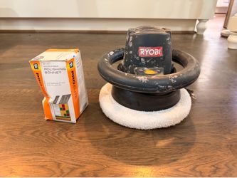 Ryobi 10” Orbital Buffer/Polisher RB101 + Microfiber Bonnets