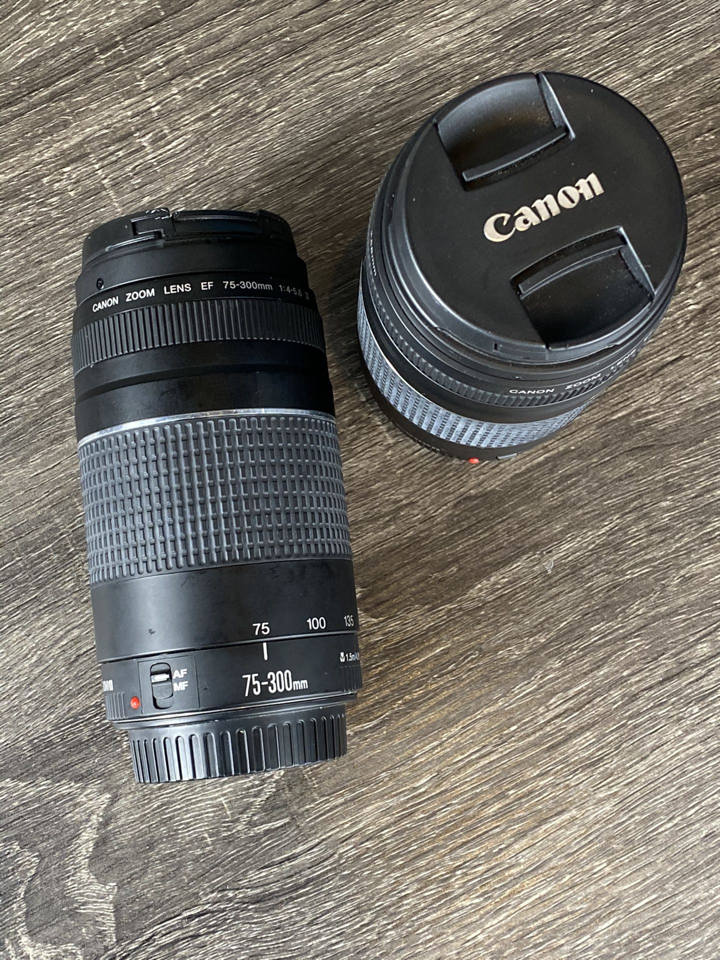 Canon zoom lens 75-300mm 1:4-5:6 III EF