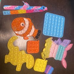 Assorted Pop It Fidget Toys