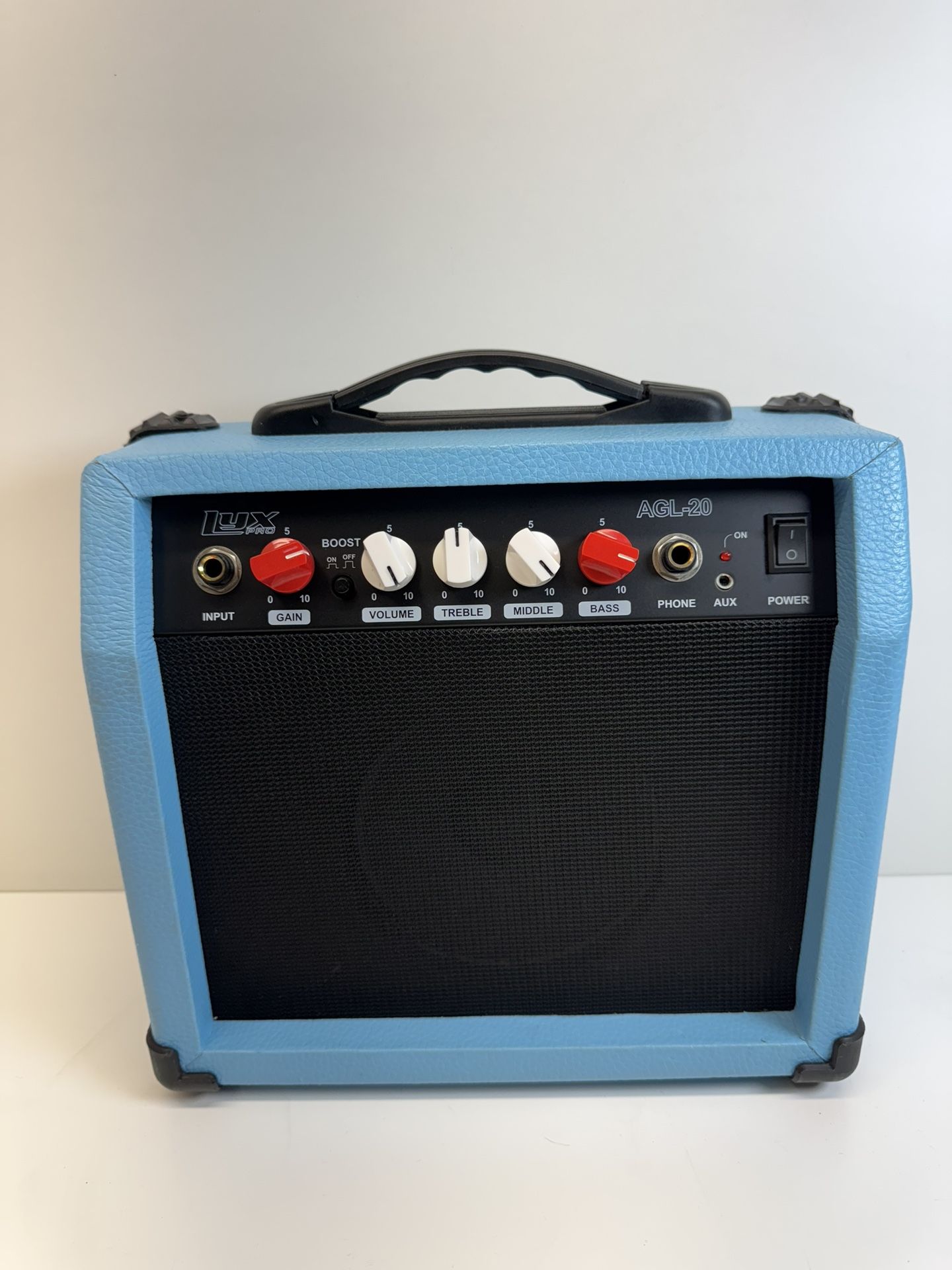 LyxPro Electric Guitar Amp 20 Watt Amplifier Built in Speaker Headphone Jack and Aux Input