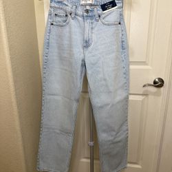 New Abercrombie&Fitch Baggy Low Rise Curve Love Jean Size 23/000s