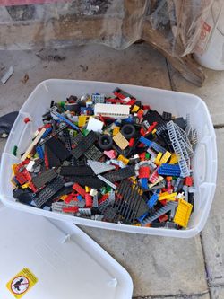 Lego pieces (tub not included)