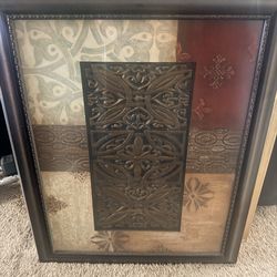 Silver glass end table