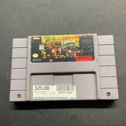 Super Nintendo Game Donkey Kong Country 2
