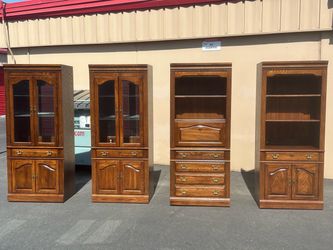 Oak Cabinets - Set of 4