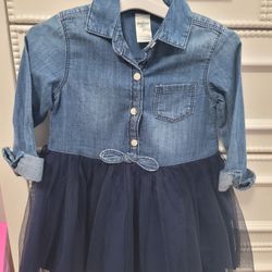 Osh kosh denim dark blue dress