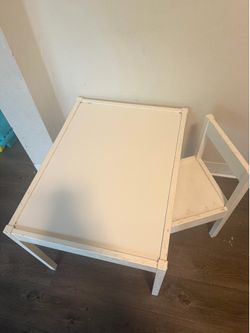Toddler table and chair