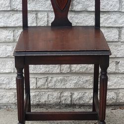 NEED GONE ASAP Vintage (Potentially Antique) Dark Brown Wood Wooden Chair