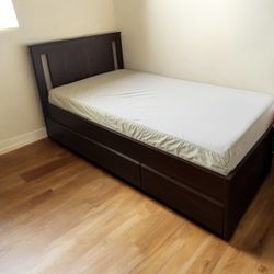 Twin Size Bed - Storage- Mattress 