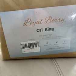 California King Six Piece Sheet Set