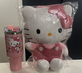 Hello Kitty Backpack & 40 Oz Hello Kitty Tumbler Bundle