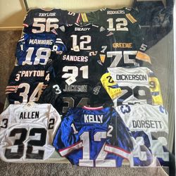 NFL  JERSEYS  THROWBACK !!!