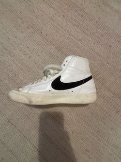 White Nike blazers