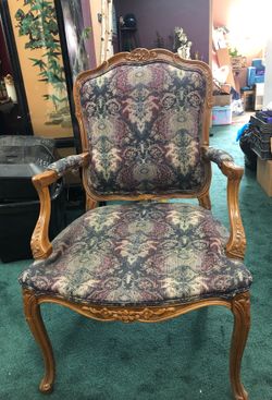 Vintage antique style parlor chair