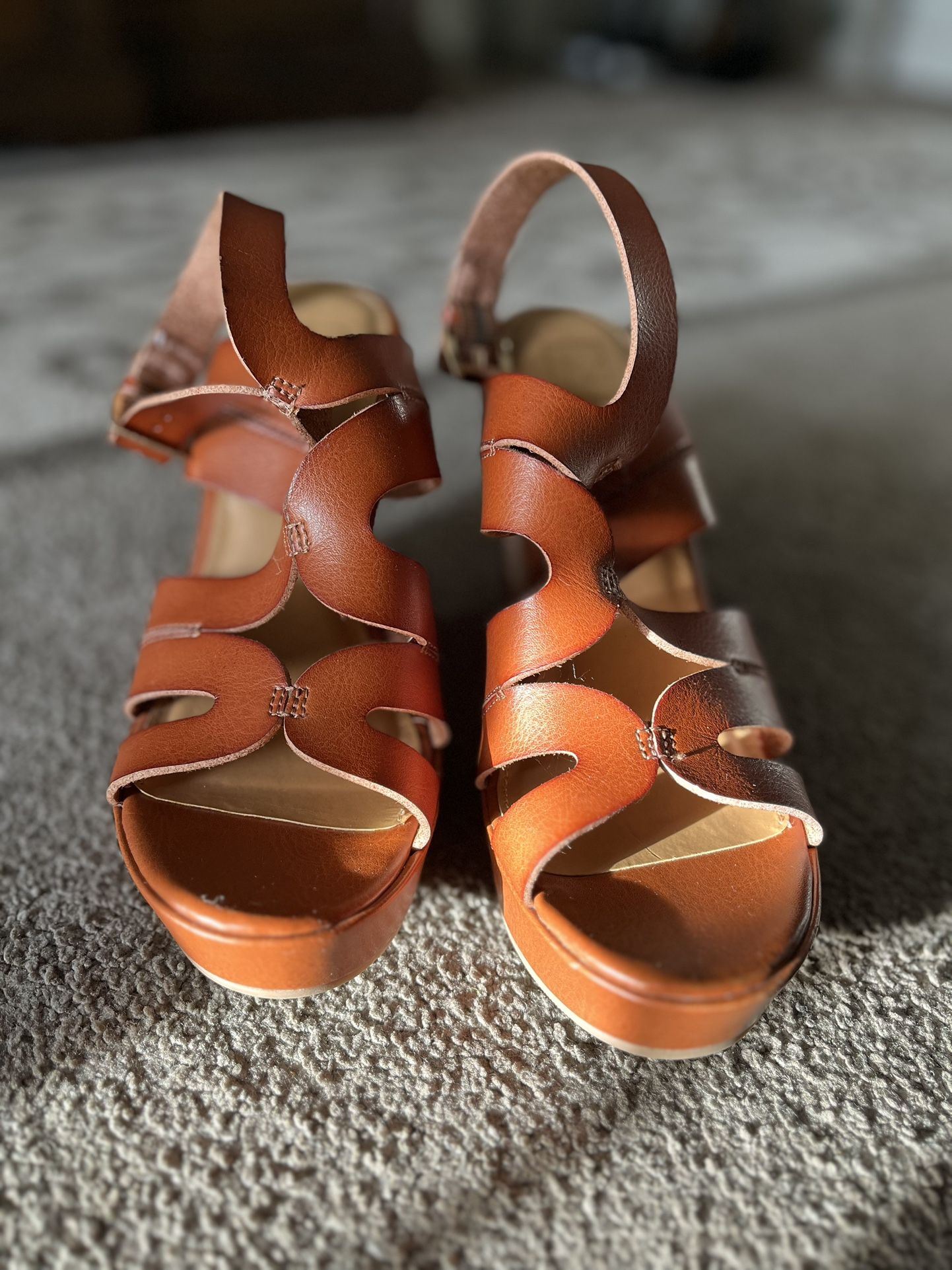 Tan Wedges