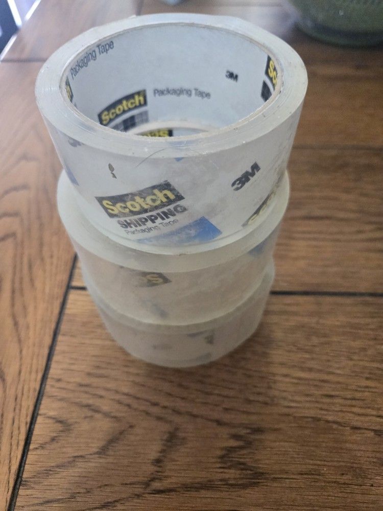 Packing Tape(2 Full/1 Partial Roll)