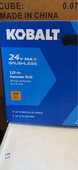Kobalt 24V Max Brushless 1/2-in Hammer Drill