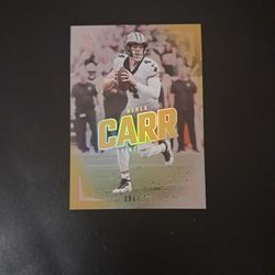 Panini Luminance Gold Derek Carr