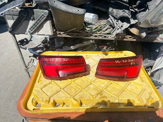 2015-2016 Audi A3 Left Driver Tail Light $200 Right Passenger Tail Light $200